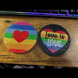 Set of 7 PRIDE coasters